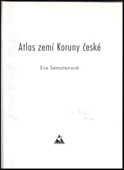 Eva Semotanová: Atlas zemí Koruny české