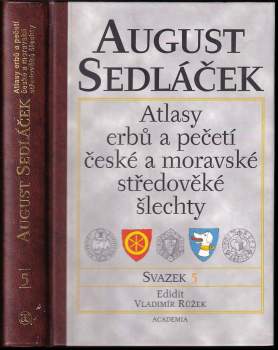 Atlasy erbů a pečetí české a moravské středověké šlechty