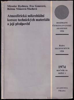 Atmosférická mikrobiální koroze technických materiálů a její předpověď