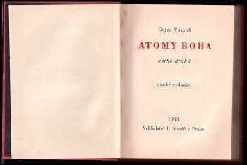Gejza Vámoš: Atomy boha