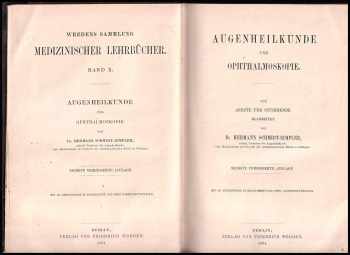 Hermann Schmidt-Rimpler: Augenheilkunde und Ophthalmoskopie