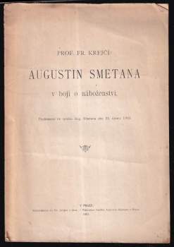 Augustin Smetana v boji o náboženství