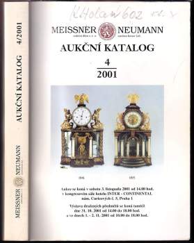 Aukční katalog 4/2001