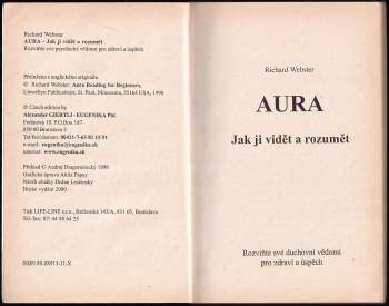 Richard Webster: AURA - jak ji vidět a rozumět