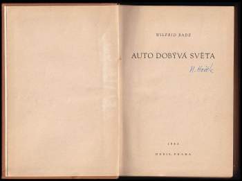 Wilfrid Bade: Auto dobývá světa