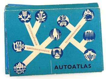 Autoatlas : Czechoslovakia ; Tchécoslovaquie ; Tschechoslowakei