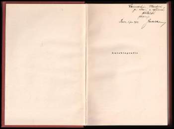 Branislav Nušić: Autobiografie
