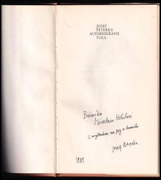 Josef Peterka: Autobiografie vlka