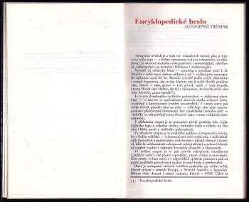 Karel Vojáček: Autogenní trénink