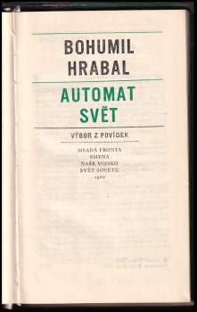 Bohumil Hrabal: Automat svět