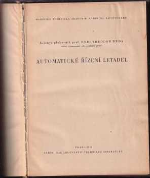 Theodor Duda: Automatické řízení letadel