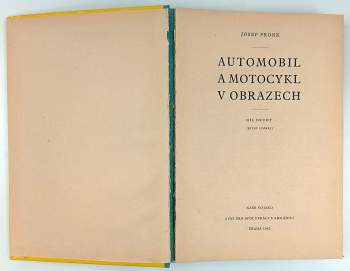 Josef Fronk: Automobil a motocykl v obrazech