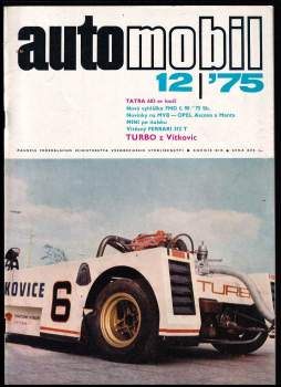 Josef Lefler: Automobil - časopis československého automobilového průmyslu - ročník XIX. - čísla 1, 3, 4, 6, 9, 10, 12
