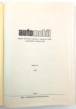 Automobil, KOMPLETNÍ ROČNÍK XVI