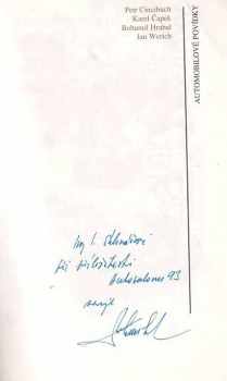 Karel Čapek: Automobilové povídky