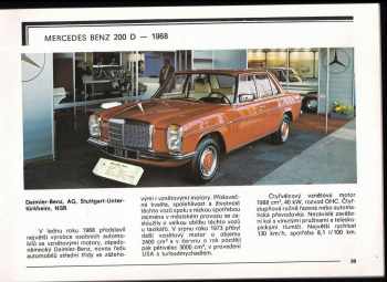 Stanislav Minářík: Automobily 1966-1985