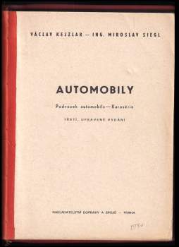 Václav Kejzlar: Automobily