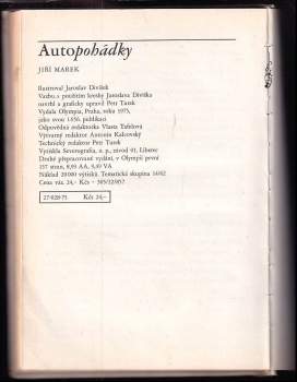 Jiří Marek: Autopohádky