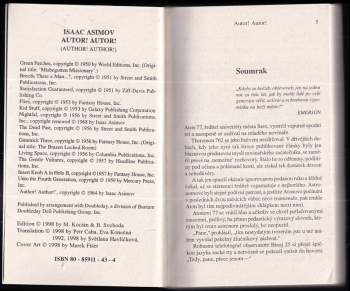 Isaac Asimov: Autor! Autor!