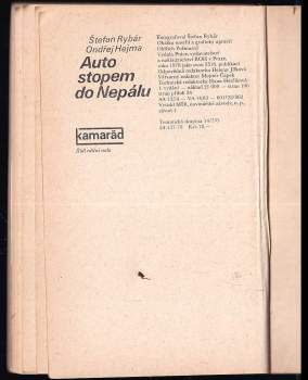Ondřej Hejma: Autostopem do Nepálu