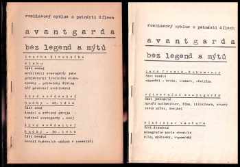 Avantgarda bez legend a mýtů : rozhlasový cyklus, 1967. Část 1-14 + závěrečná část