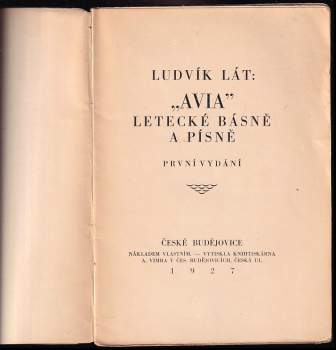 Ludvík Lát: "Avia"