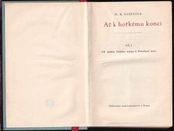 Hans Bernd Gisevius: Až k hořkému konci