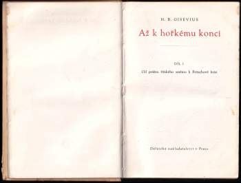 Hans Bernd Gisevius: Až k hořkému konci