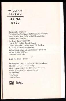 William Styron: Až na krev
