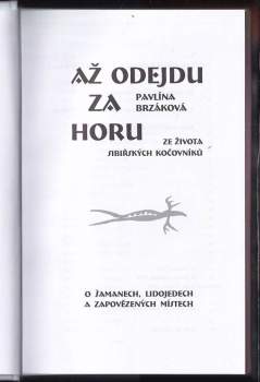 Pavlína Brzáková: Až odejdu za horu