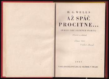 H. G Wells: Až spáč procitne