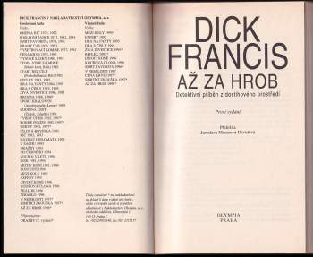 Dick Francis: Až za hrob