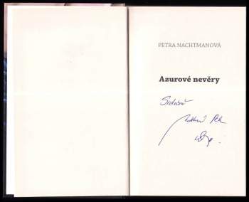 Petra Nachtmanová: Azurové nevěry