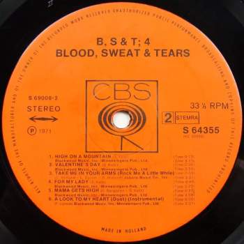 Sweat And Tears Blood: B, S & T; 4