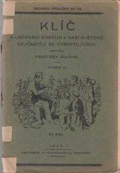 Klíč k určování rostlin v naší květeně nejčastěji se vyskytujících