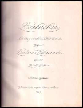 Babička : obrazy venkovského života