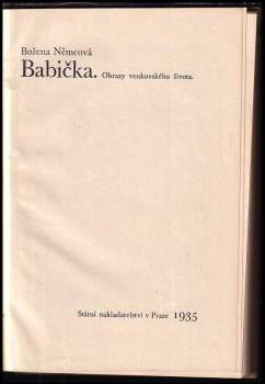 Božena Němcová: Babička