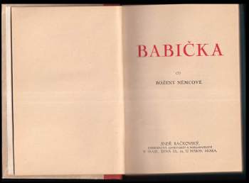 Božena Němcová: Babička