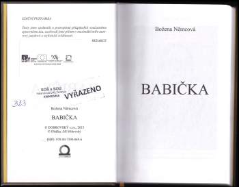 Božena Němcová: Babička