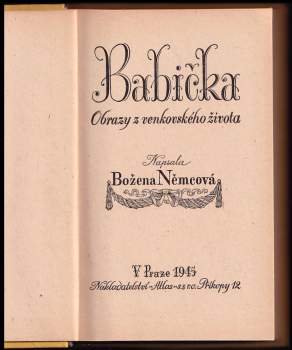 Božena Němcová: Babička