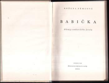 Božena Němcová: Babička