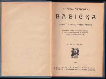 Božena Němcová: Babička