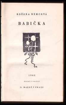 Božena Němcová: Babička