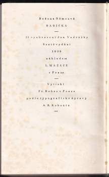 Božena Němcová: Babička