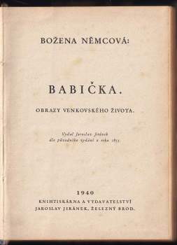 Božena Němcová: Babička