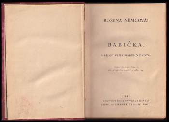 Božena Němcová: Babička