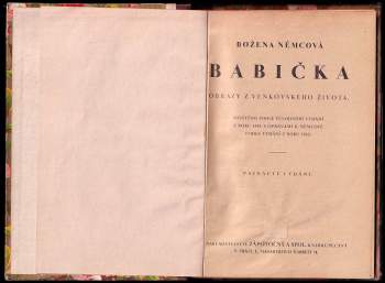 Babička : Obrazy z venkovského života
