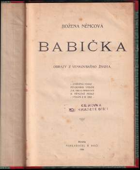 Babička : obrazy z venkovského života