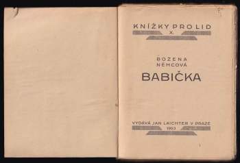 Božena Němcová: Babička