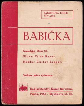 G Langer: Babička